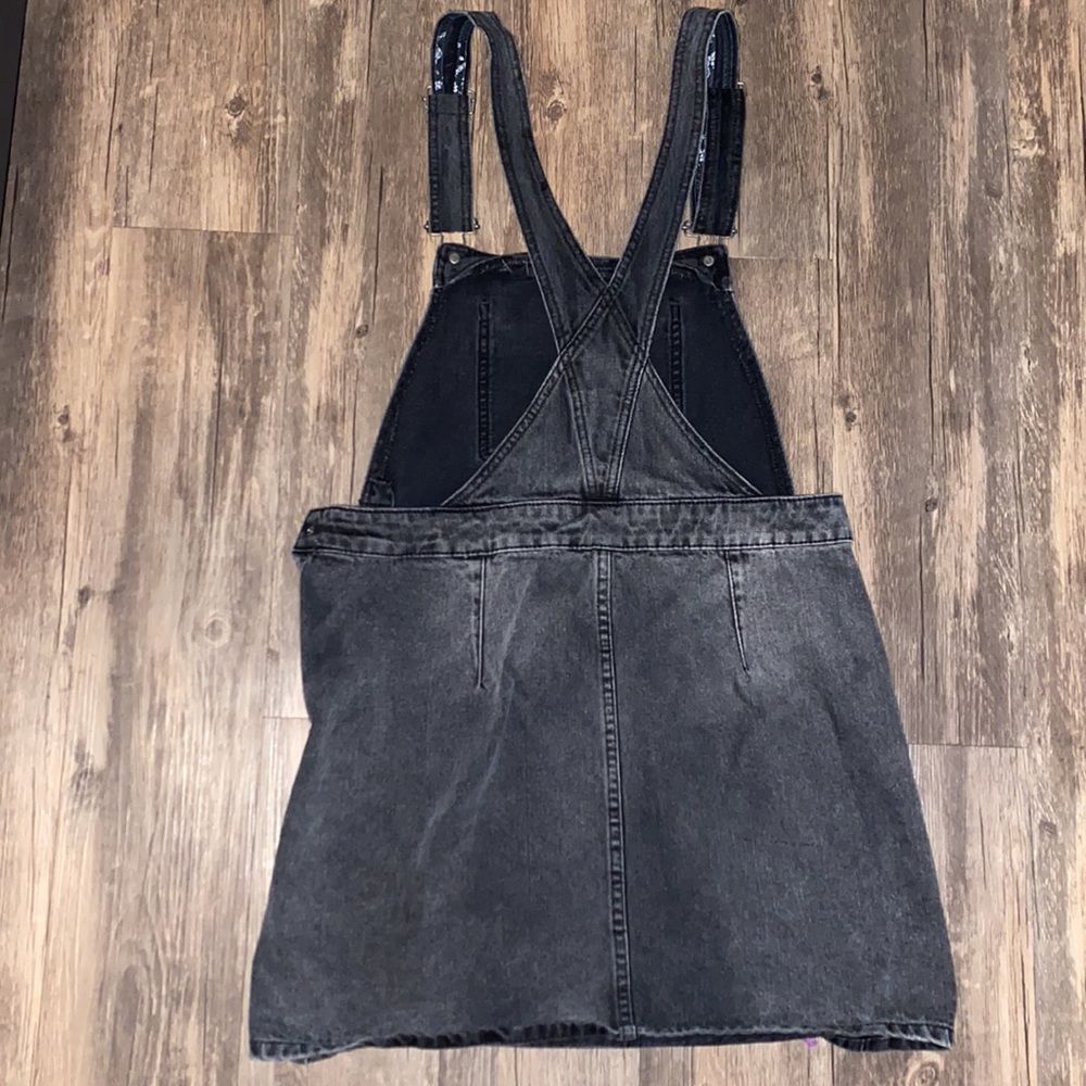 Free People overall Louise denim skirtall jumper - Picture 4 of 10